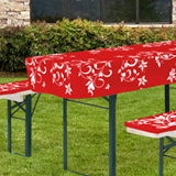 Housses pour bancs et tables de brasserie - personnalisation & impression en ligne