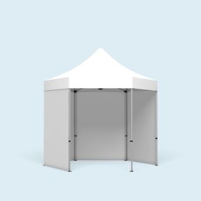 Pavillon/ tente pliante Hexagon - blanc