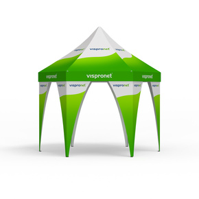 Bannières d'angle pour tente pliante Select Hexagon