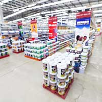 Supports publicitaires pour magasins de bricolage