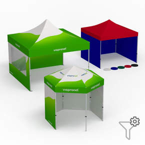 Filtres pour tentes pliants et pavillons pliables