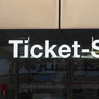 Supports publicitaires pour la billetterie