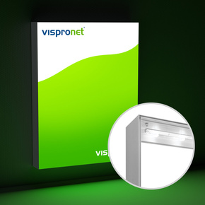 Cadre éclairant mural