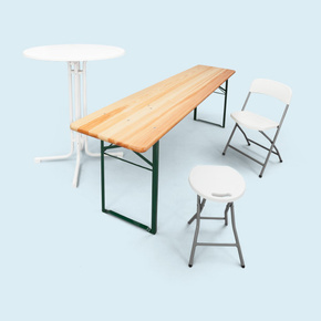 Tables, bancs, chaises & tabourets