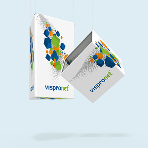 Enseigne suspendue - tube aluminium