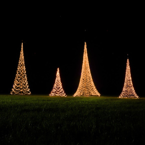 Sapin de Noël LED Fairybell® pour mâts de drapeau