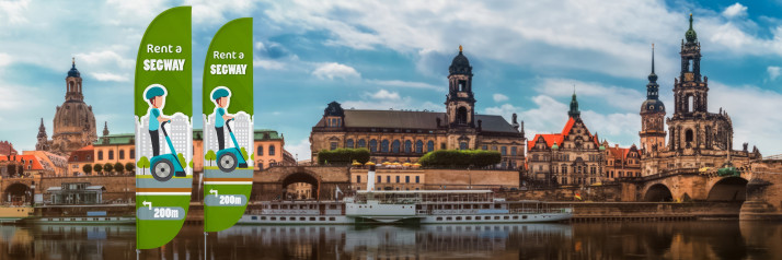 Oriflamme & beach flag