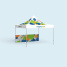 1 cloison mi haute, largeur 4 m