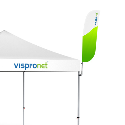 Bowflag® Basic - bord inférieur convexe, imprimé