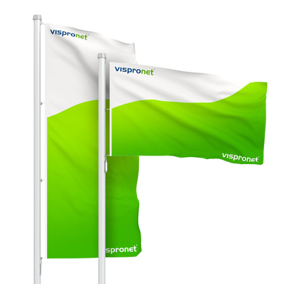 Drapeau à hisser, horizontal et vertical