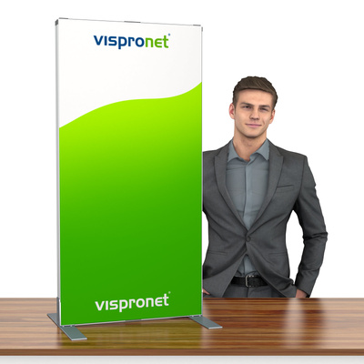 Display textile à jonc flex T