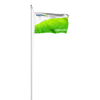 Drapeaux à hisser avec/sans mât Economy