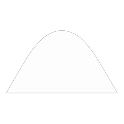 Cloison pleine de tente étoile, blanche 