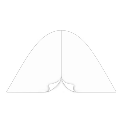 Cloison blanche pour tente étoile - entrée par fermeture à glissière