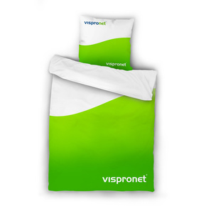 Parure de lit personnalisable, recto imprimé