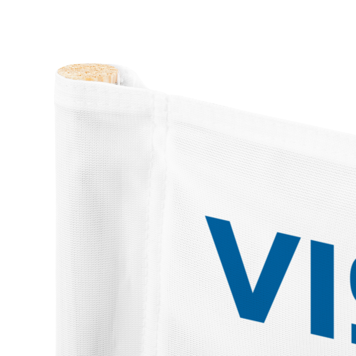 Brise-vent / brise-vue mobile, bord extérieur avec fourreau et bâton