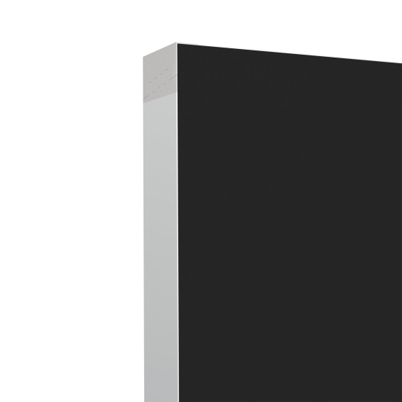 Comptoir d'exposition Lightbox pliable, arrière : noir