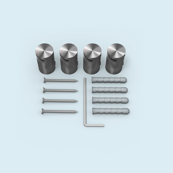 Entretoise fendue inox ø 15 mm/25 mm ép. plaque 2-5 mm