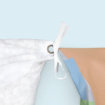 Coussin géant - fixation du coussin coutil à l'intérieur de la housse