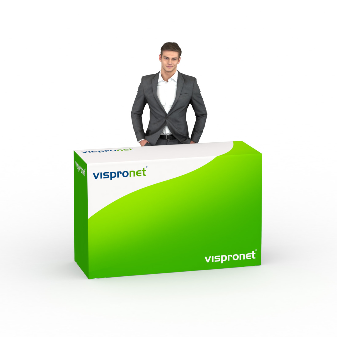 Table pliante alu avec housse – bords latéraux fermés, 150 x 55 cm