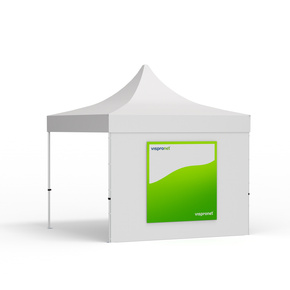 Bannière échangeable imprimée - format carré, pour cloisons de pavillon