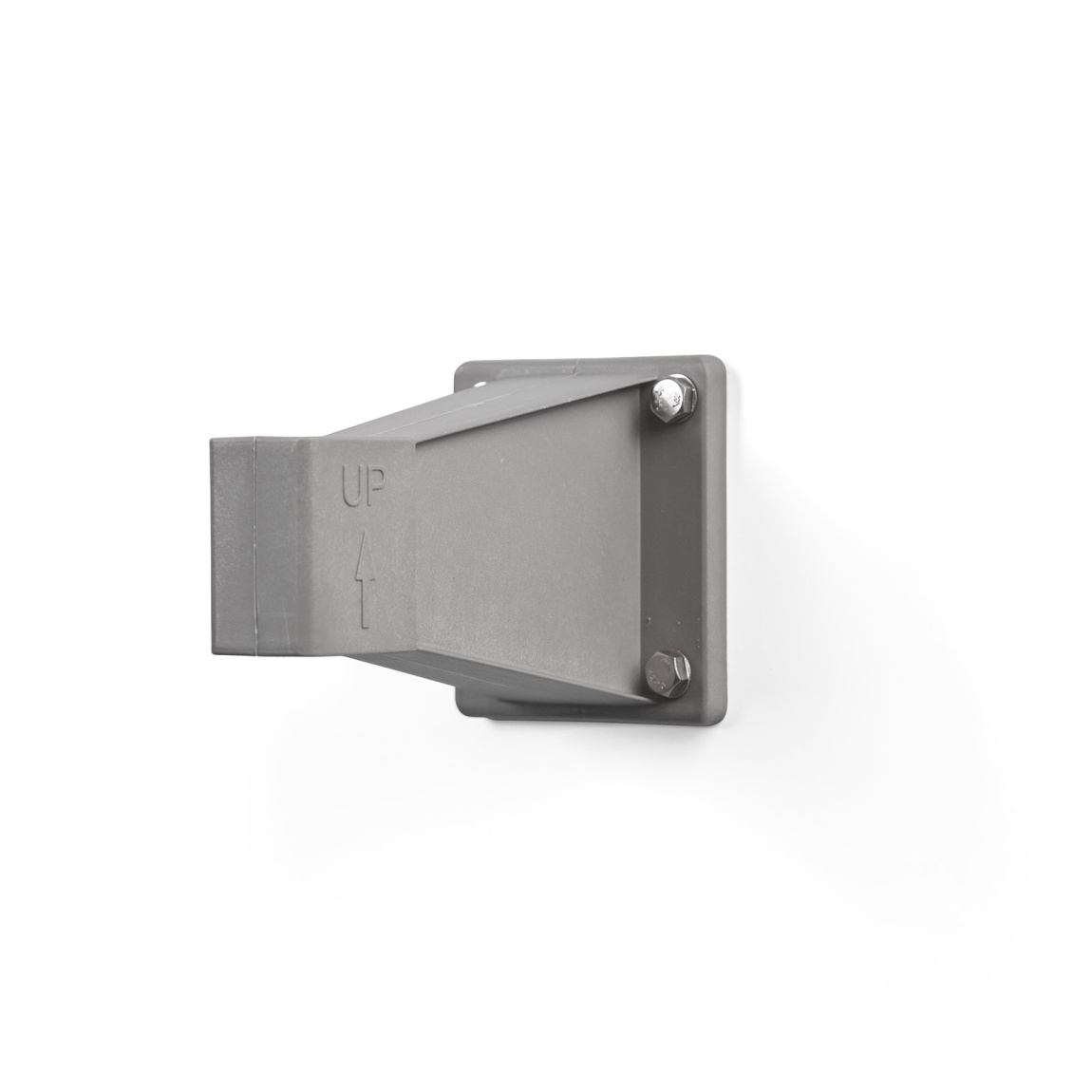 Support mural pour store latéral, gris argenté