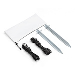 Pour un ancrage sûr à l'extérieur : kit d'ancrage (accessoire en option)
