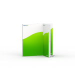 Lightbox flex -Eck-Modul, Systembreite: 200 cm x 100 cm