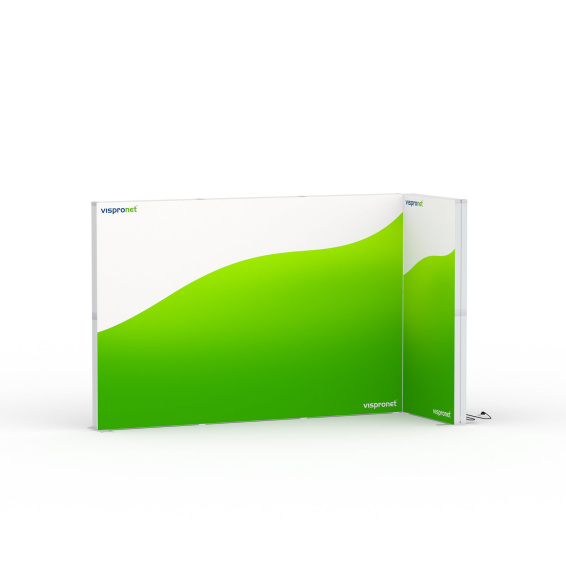 Lightbox flex - module d'angle, largeur du système: 300 cm x 100 cm