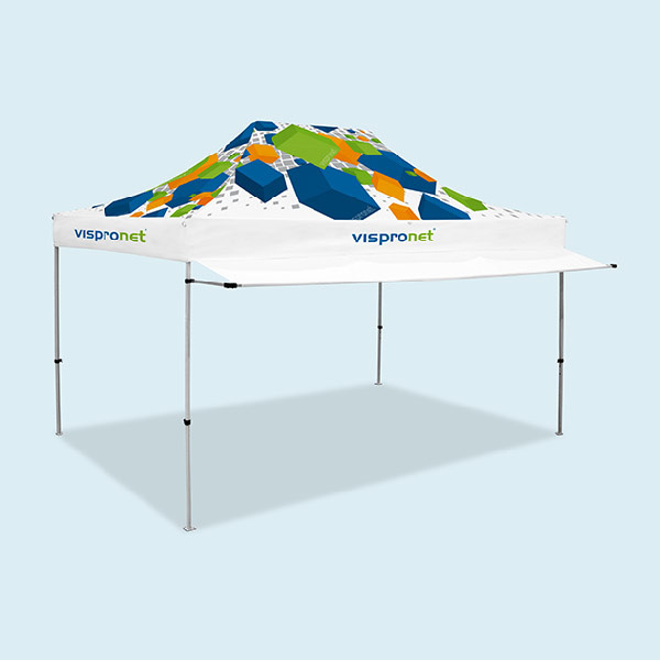 Auvent pour pavillons Basic et Select, blanc, largeur 4,5 m