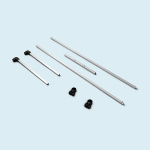 Stangenset für Vordach, Breite 3 m