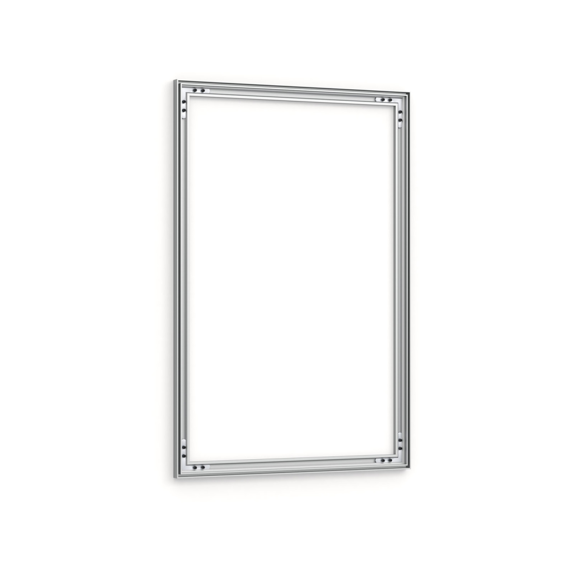 Cadre aluminium position portrait