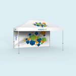 Cloison pleine imprimée, ici largeur 4,5 m