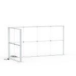 Module d'angle, largeur du système : 200 cm x 400 cm