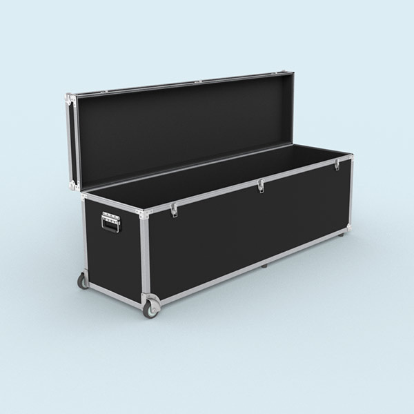 Trolley Box 168 / 67 : maintien du couvercle, intérieur rembourré