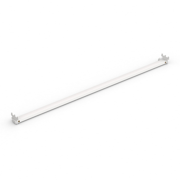 Contenu de la livraison: tringle pour porte-brochures & crochets 85 cm / profilé à rainure