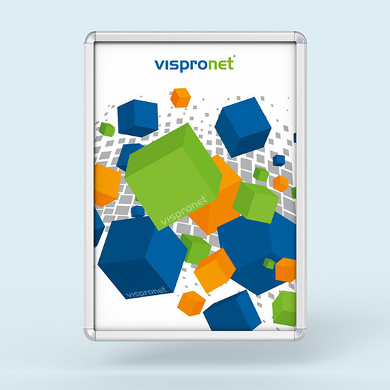 Cadre à clapet format portrait, profil 32 mm