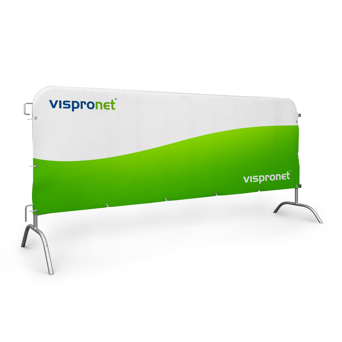 Barrière de sécurité avec housse textile