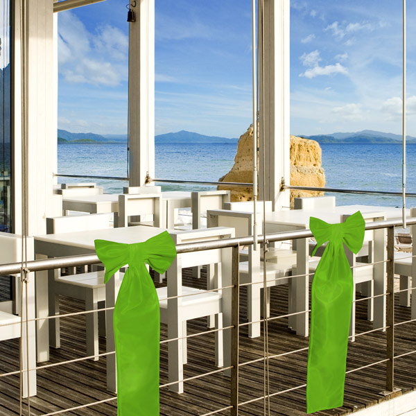 Nœuds décoratifs XL, décoration des rambardes d'une terrasses