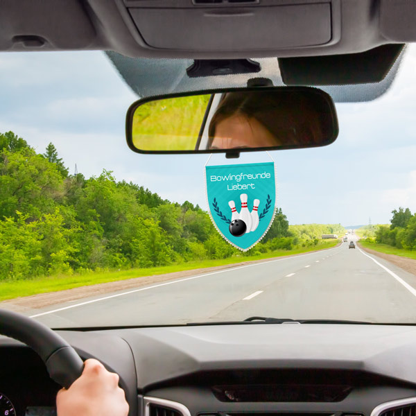 Fanion de rétroviseur : un article d'échange sportif recherché