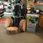 Coussin de sol rond - coussin publicitaire