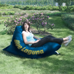 Sac haricot rectangle - impression personnalisée recto verso, 140 x 180 cm