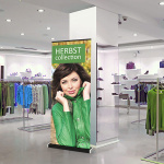 Roll Up Select Black – idéal pour la PLV