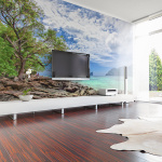 Papier peint photo personnalisé - un atout visuel pour chaque salon