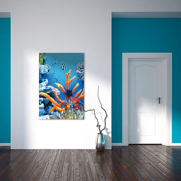 Décoration sublime : Poster textile dans cadre mural Q-Frame®