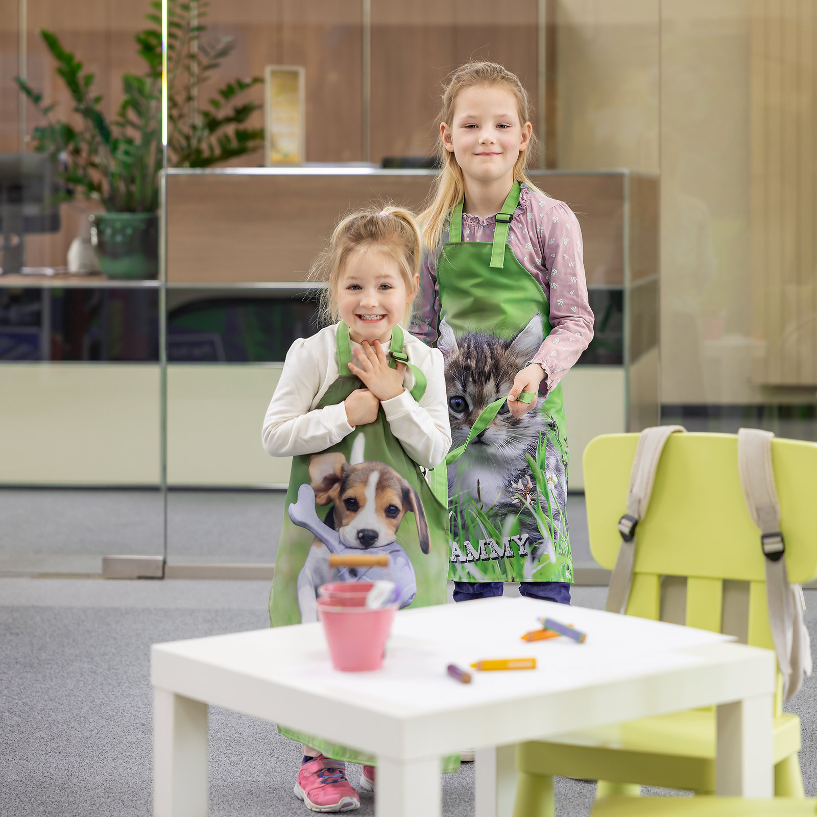 Tablier photo personnalisé pour enfants - idéal peinture, bricolage, cuisine