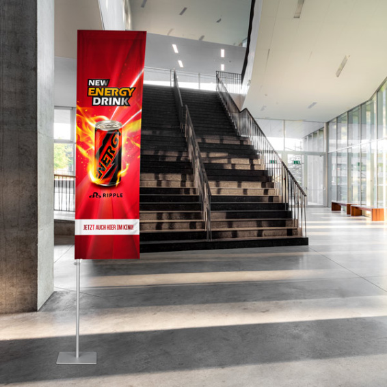 Mât Economy, utilisation ponctuelle à l'extérieur