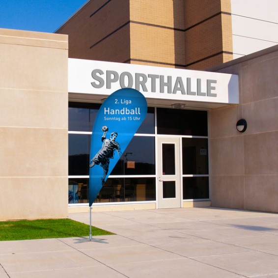 Bowflag® Gouttes: un support publicitaire flexible et efficace pour vos actions