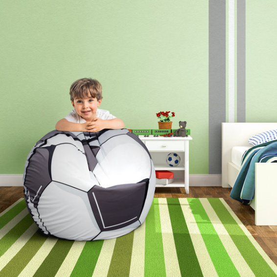 Coussin géant rond - coussin football - ø 120 cm