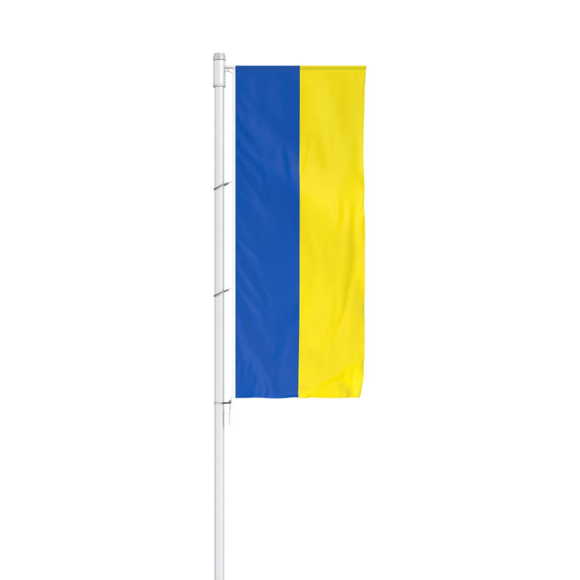 Drapeau pour potence, Ukraine, format vertical